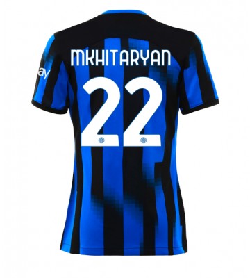 Inter Milan Henrikh Mkhitaryan #22 Hemmatröja Kvinnor 2023-24 Kortärmad